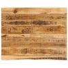 vidaXL Dessus de table 90x80x3,8 cm bord vif bois massif manguier brut