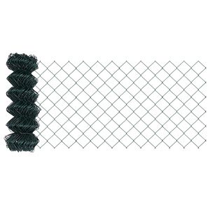vidaXL Cl&ocirc;ture en treillis m&eacute;tallique 10 x 0,4 m Acier Vert