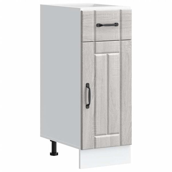 vidaXL Armoire de cuisine Lucca sonoma gris bois ing&eacute;nierie