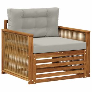 vidaXL Sofa de milieu ext&eacute;rieur Naturel