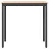vidaXL Table de bar Naturel 110 x 55 x 105 cm Bois de pin massif