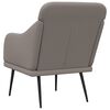 vidaXL Fauteuil Taupe 63x76x80 cm Tissu