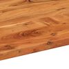 vidaXL Dessus de table 110x40x2,5 cm ovale bois massif d'acacia