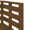 vidaXL Salon de jardin 3 pcs marron miel bois de pin massif