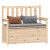 vidaXL Banc 112,5x51,5x96,5 cm Bois de pin massif