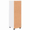 vidaXL Cabinet de salle de bain avec stockage Blanc 30 x 35 x 95 cm
