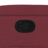 vidaXL Fauteuil inclinable rouge bordeaux tissu