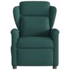 vidaXL Fauteuil inclinable Vert fonc&eacute; Tissu