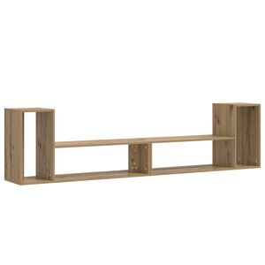 vidaXL Meuble TV 100 x 30 x 50 cm Ch&ecirc;ne artisanal Bois d'ing&eacute;nierie