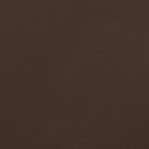 vidaXL Voile de parasol tissu oxford triangulaire 6x6x6 m marron