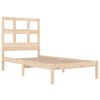 vidaXL Cadre de lit sans matelas 90x190 cm bois de pin massif