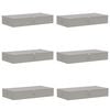 vidaXL Bo&icirc;te de rangement 6 pc Tissu intiss&eacute; 100 x 50 x 18 cm 90 l