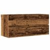 vidaXL Armoire lavabo vieux bois 100x38,5x45 cm bois d'ing&eacute;nierie