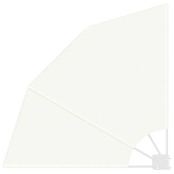 vidaXL Écran de confidentialité pour balcon Crème 115 x 115 cm