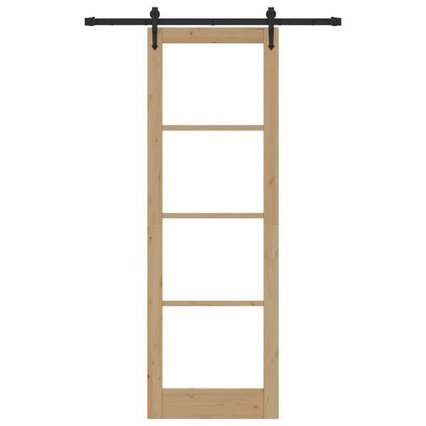 vidaXL Porte coulissante ORKDAL Naturel 78 x 232 cm