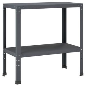 vidaXL Table de rempotage 100 x 40 x 80 cm Acier enduit de poudre