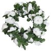 vidaXL Guirlandes de fleurs de No&euml;l 6 pcs blanc 250 cm