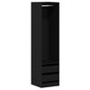 vidaXL Armoire Ch&ecirc;ne noir 50 x 50 x 200 cm Bois d'ing&eacute;nierie