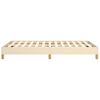 vidaXL Cadre de lit sans matelas crème 120x190 cm tissu