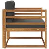 vidaXL Sofa de milieu ext&eacute;rieur Bois d'Acacia Massif Naturel