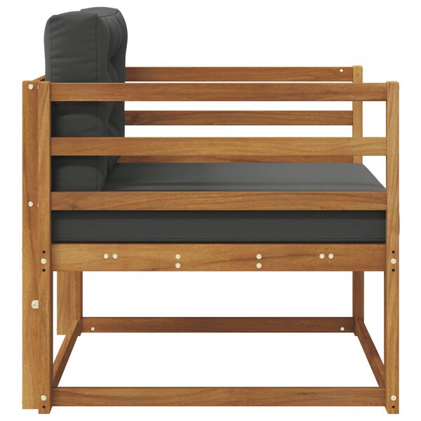 vidaXL Sofa de milieu ext&eacute;rieur Bois d'Acacia Massif Naturel