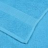 vidaXL Serviettes de sauna FROGN 4pcs turquoise 80x200cm 360 g/m&sup2;