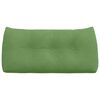 vidaXL Coussin de Dos Vert clair 100 x 24 x 50 cm Velours
