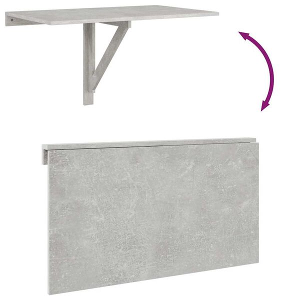 Table Murale Rabattable En Bois, Table Pliante Murale Table À Manger