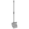 vidaXL Fourche avec 14 dents noir acier