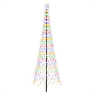 vidaXL Arbre de No&euml;l LED 400 cm 450 LED Multicolore Fer Noir
