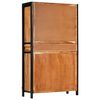 vidaXL Buffet 100 x 40 x 175 cm Bois d'acacia massif