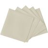 vidaXL Serviettes de table 50 pcs Crème 50x50 cm