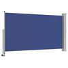vidaXL Auvent lat&eacute;ral r&eacute;tractable de patio 140 x 300 cm Bleu