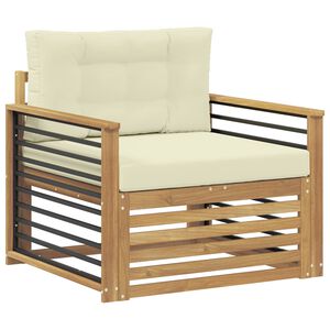 vidaXL Canap&eacute; d&rsquo;ext&eacute;rieur Polyester Blanc