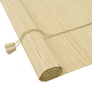 vidaXL Store enrouleur Naturel 130 x 160 cm Bambou