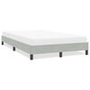 vidaXL Cadre de lit sans matelas gris clair 120x210 cm velours