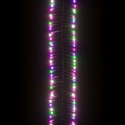 vidaXL Guirlande à LED groupées 400 LED Multicolore pastel 7,4 m PVC