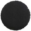 vidaXL Coussins de si&egrave;ge 2 pcs Noir &Oslash; 40 x 13 cm Velours