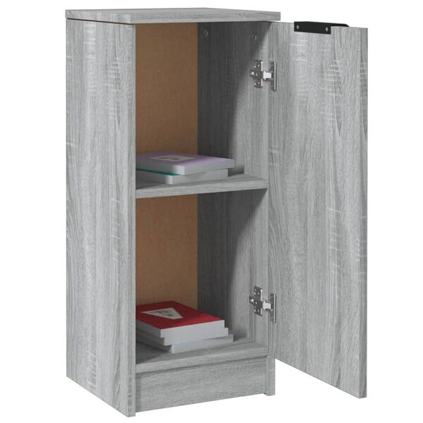 vidaXL Buffets 2 pcs Sonoma gris 30x30x70 cm Bois d'ing&eacute;nierie