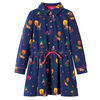 vidaXL Robe enfants manches longues et cordon bleu marine 92