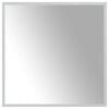 vidaXL Miroir de salle de bain LED Transparent 60 x 60 cm verre tremp&eacute;