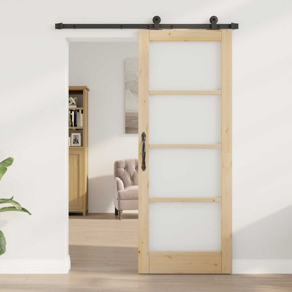vidaXL Porte coulissante ORKDAL Naturel 78 x 202 cm