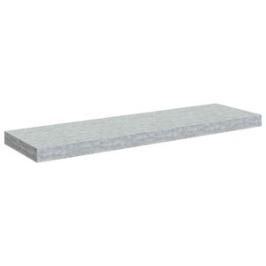 vidaXL &Eacute;tag&egrave;re murale flottante Gris b&eacute;ton 80x23,5x3,8 cm MDF