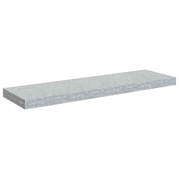 vidaXL &Eacute;tag&egrave;re murale flottante Gris b&eacute;ton 80x23,5x3,8 cm MDF
