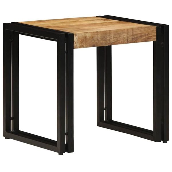 vidaXL Table basse Marron 40 x 40 x 38 cm Bois de mangue massif