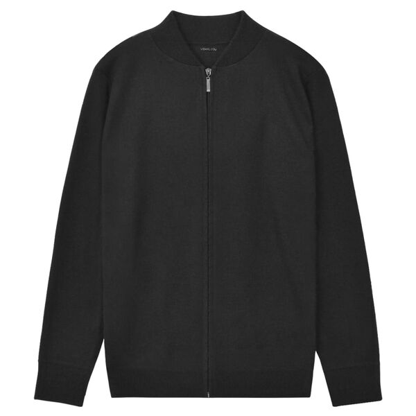 vidaXL Cardigan pour hommes Noir Taille M