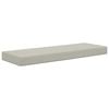 vidaXL Coussin de Si&egrave;ge d'Ext&eacute;rieur 100 % polyester Gris