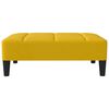 vidaXL Repose-pied Jaune 78x56x32 cm Velours