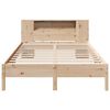 vidaXL Lit biblioth&egrave;que sans matelas 135x190 cm bois de pin massif
