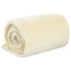 vidaXL Couverture cr&egrave;me 130x170 cm polyester